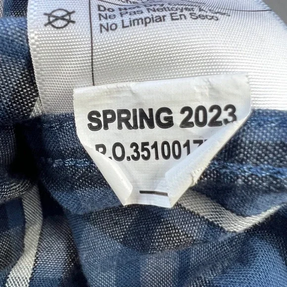 CARHARTT Button Up Shirt Mens Size XL Loose Fit Plaid Short Sleeve Work Utility - Picture 10 of 15